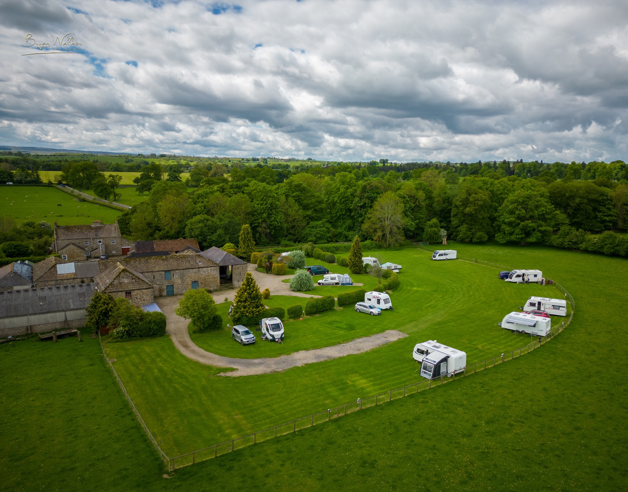 View of Pecknell Farm