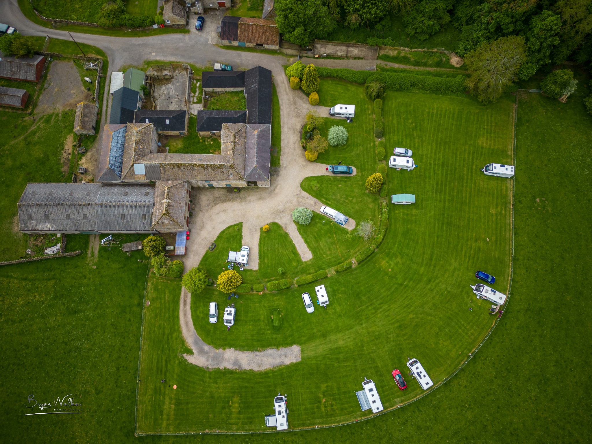 View of Pecknell Farm